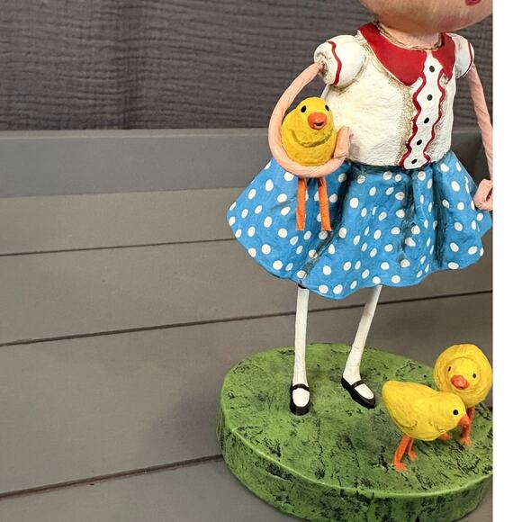 Lori Mitchell Chickie Dee Polyresin Easter Spring - Picture 3 of 5